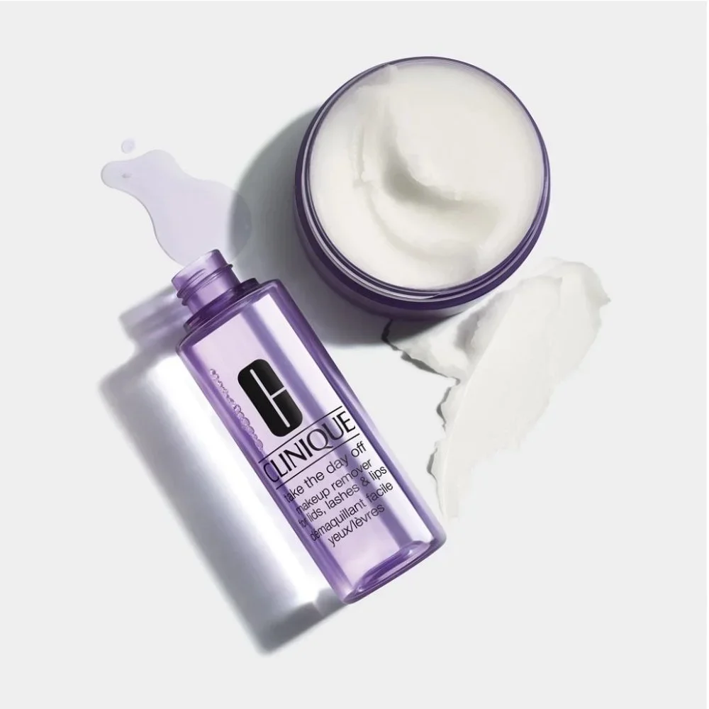 CLINIQUE Take The Day Off Makeup Remover For Lids Lashes Lips Bundle of 4 - Picture 4 of 4